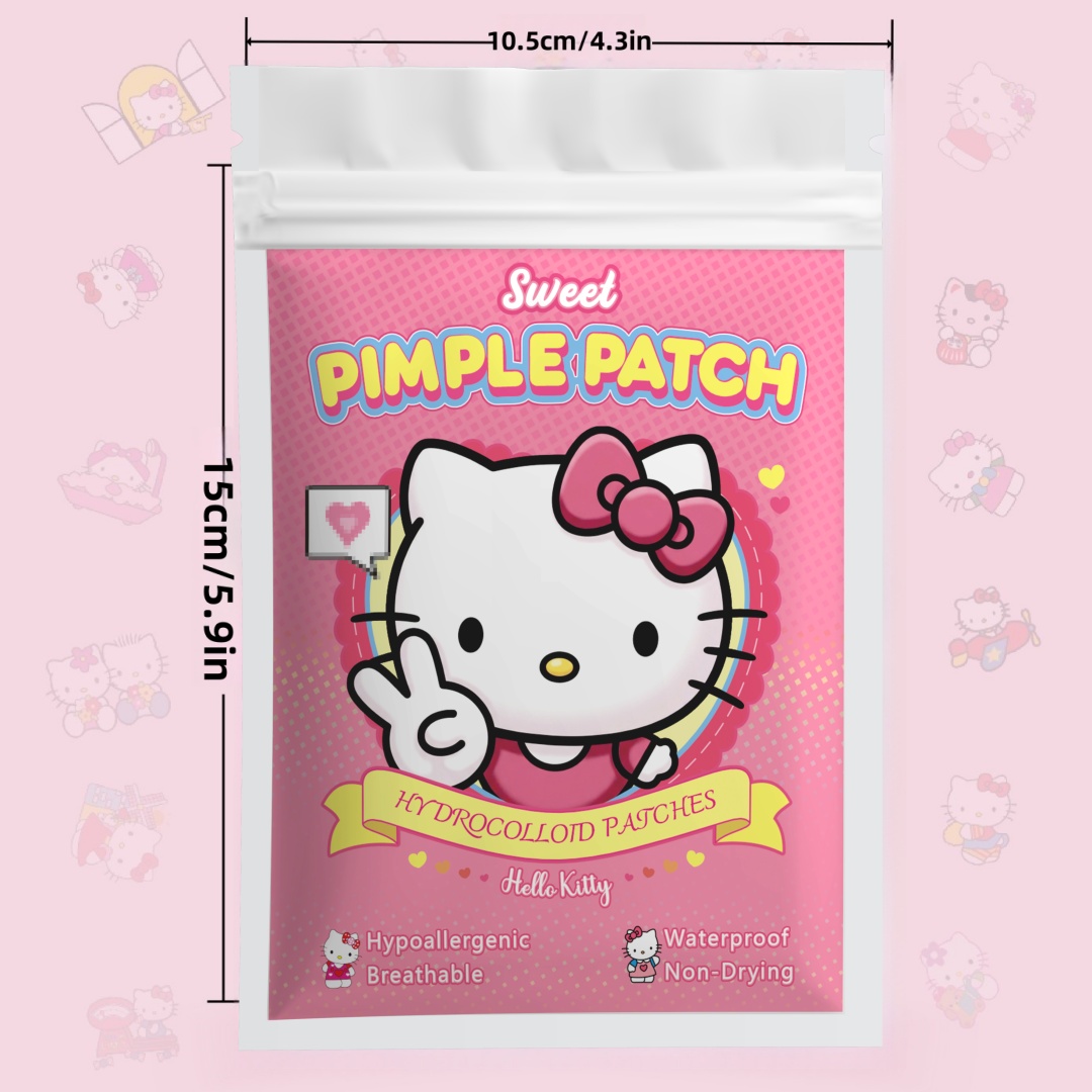 48/120PCS hello kitty Acne pat - Skincare The Originote ulasan dan harga