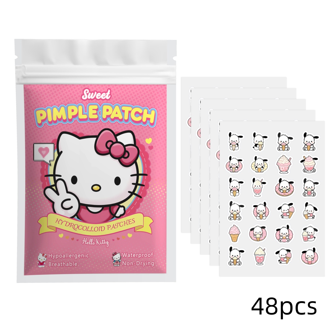 48/120PCS hello kitty Acne pat - Skincare The Originote ulasan dan harga