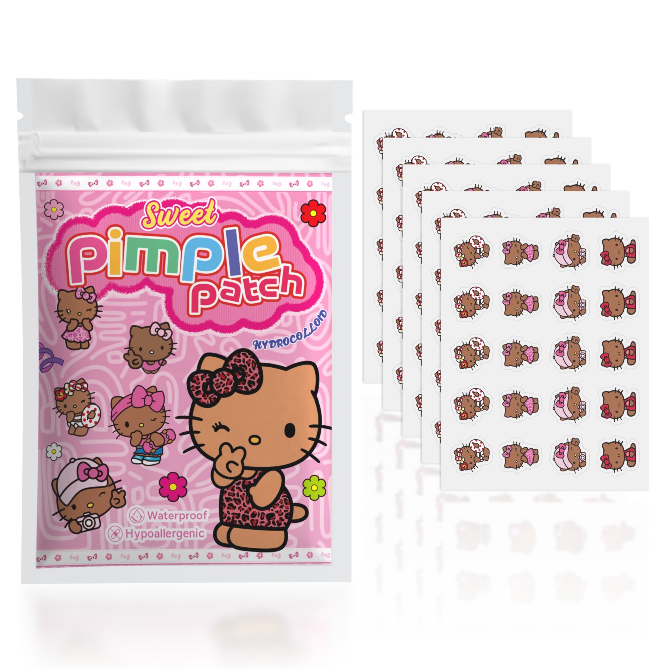 100PCS hello kitty Acne patche - Skincare The Originote ulasan dan harga