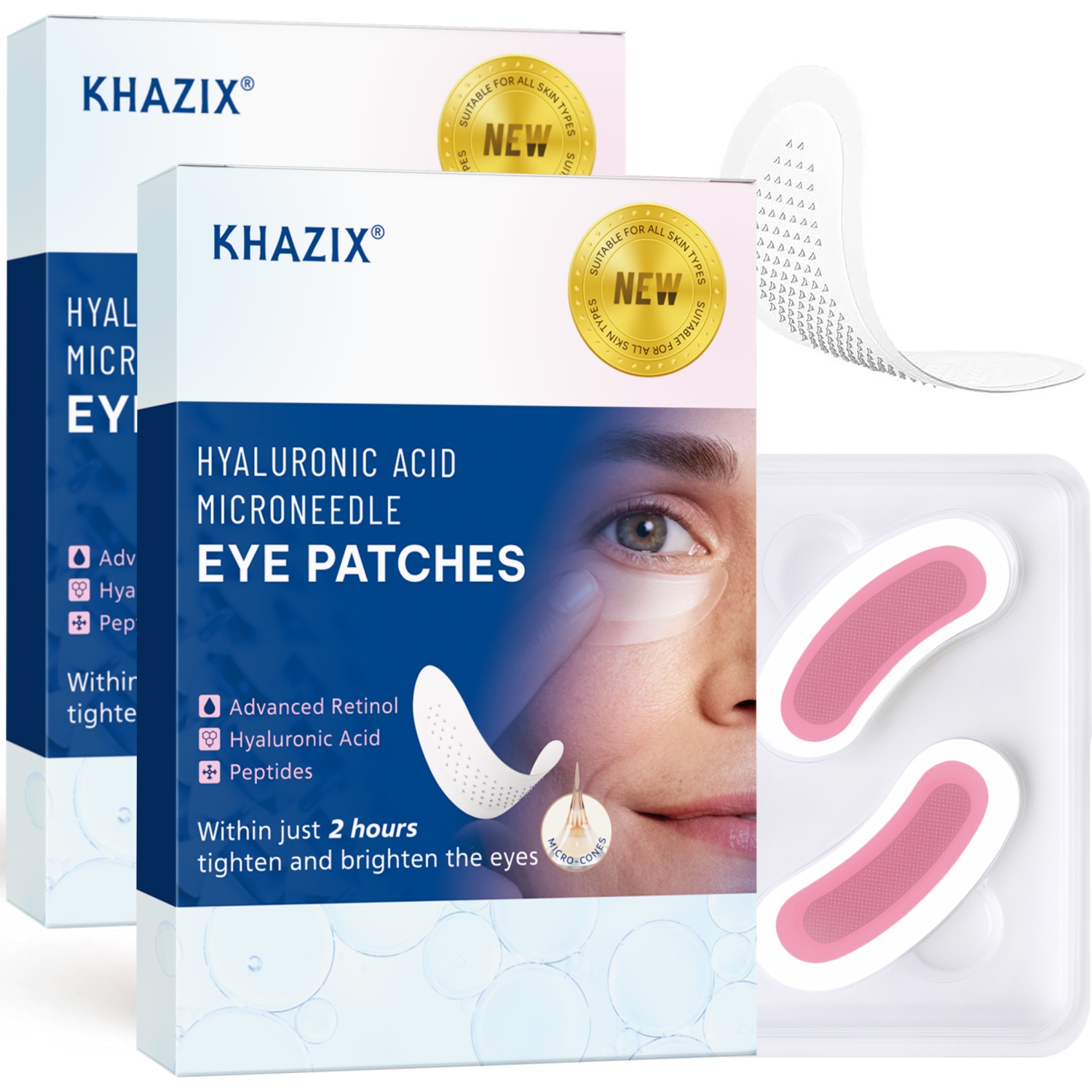 Retinol Microneedle Eye Patche - Eye Cream Peptide ulasan dan harga