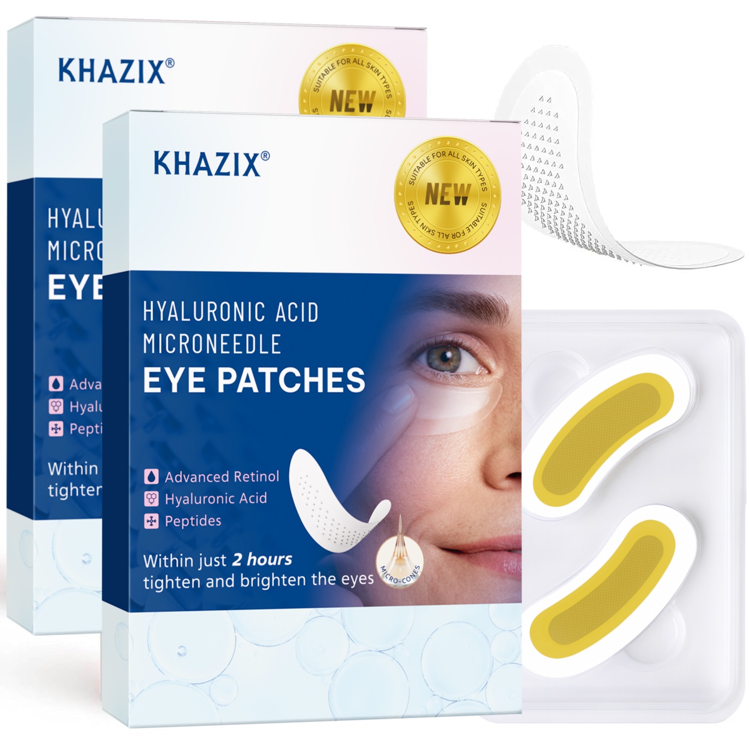 Retinol Microneedle Eye Patche - Eye Cream Peptide ulasan dan harga