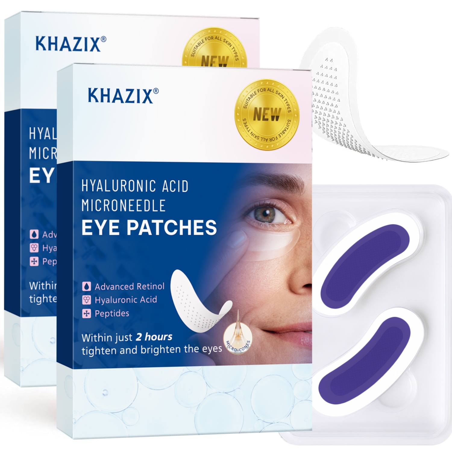 Retinol Microneedle Eye Patche - Eye Cream Peptide ulasan dan harga
