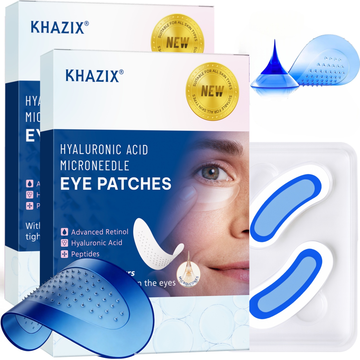 Retinol Microneedle Eye Patche - Eye Cream Peptide ulasan dan harga