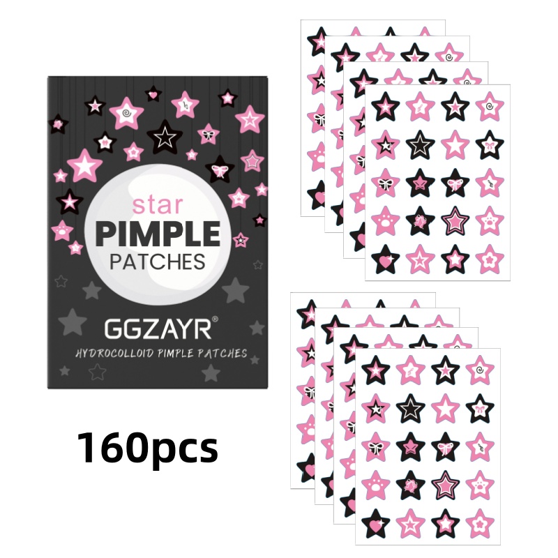 80/160pcs Star Acne Patch Set  - Skincare The Originote ulasan dan harga