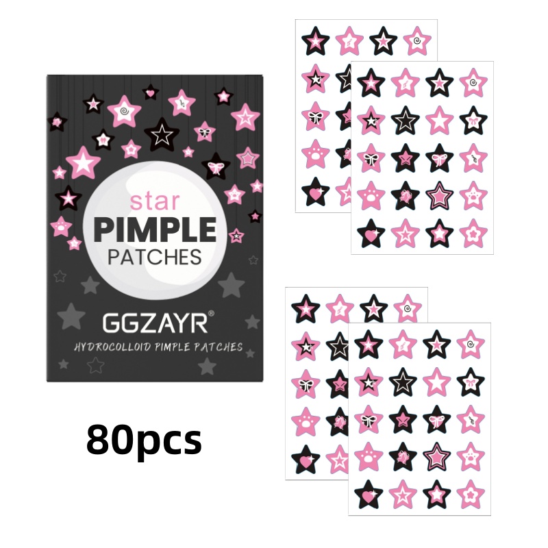 80/160pcs Star Acne Patch Set  - Skincare The Originote ulasan dan harga