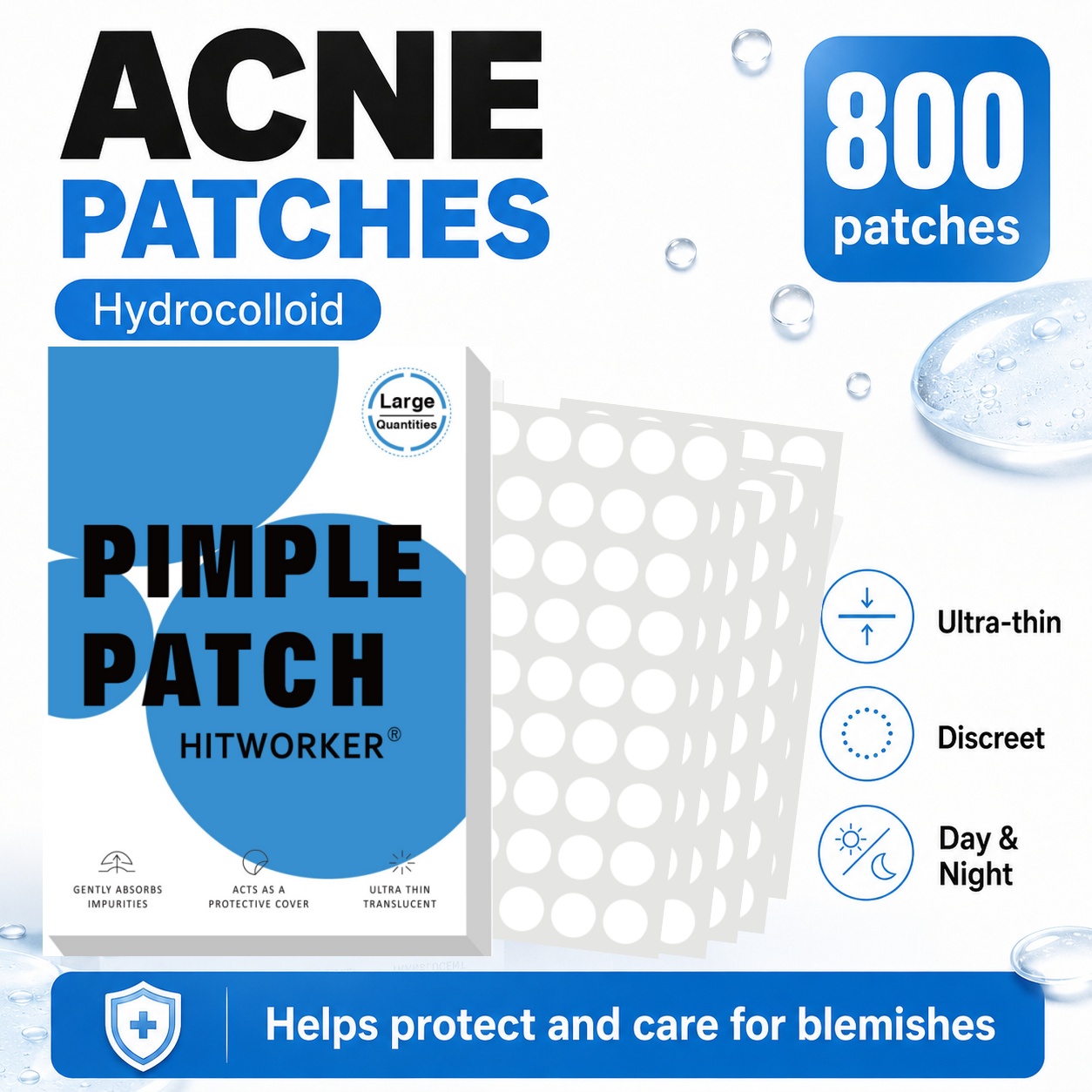 800Pcs Hydrocolloid Acne Pimpl - Skincare The Originote ulasan dan harga